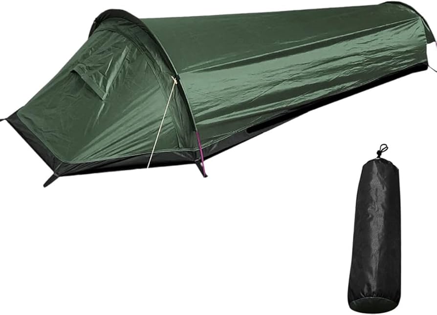 1-personen-zelt-519lxx-1.jpg Zelt FüR 1 Person, 1 Mann Zelt, 1 Personen Zelt Ultraleicht, Outdoor Biwakzelt Campingzelt Mit Tragetasche, FüR DraußEn, Zum Wandern, Bergsteigen, ... – Bild 1