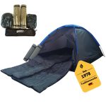 Best Sporting 2 Personen Zelt Set Festival mit 2 Isomatten und 2 Schlafsäcken I Iglu Campingzelt