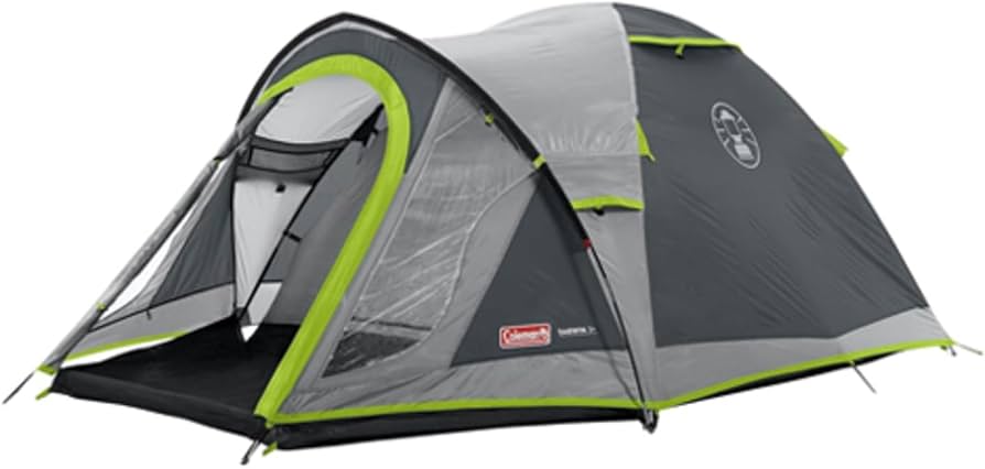 3-mann-zelt-330tev-1.jpg Coleman Darwin 3+ Zelt, 3 Personen, 3 Mann Zelt, Igluzelt, Festivalzelt, Leichtes Kuppelzelt mit Vorzelt, Wasserdicht WS 3.000 mm : Amazon.de: Sport & ... – Bild 1