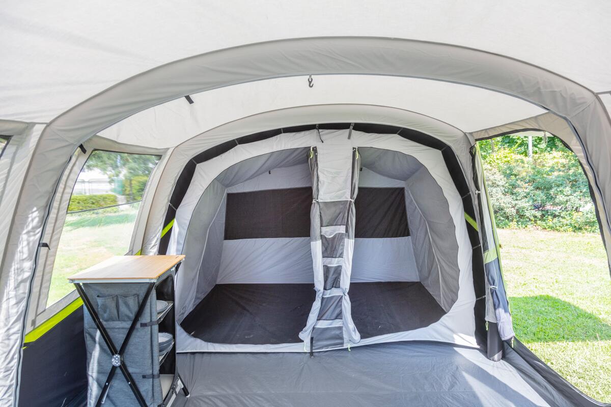 4-personen-zelt-470ivc-1.jpg Brunner Pure 4 Zelt, 4 Personen, 610x300cm, grau/grün – Bild 1
