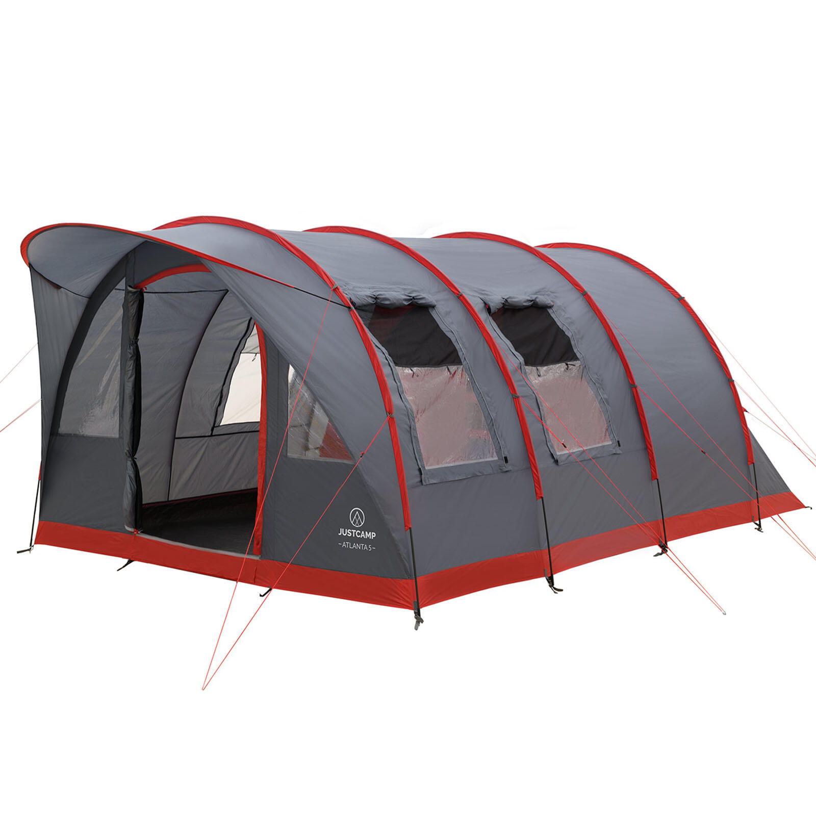5-personen-zelt-602kgk-1.jpg Tunnelzelt Justcamp Atlanta 5 Camping Zelt für 5 Personen mit Vorraum – Bild 1