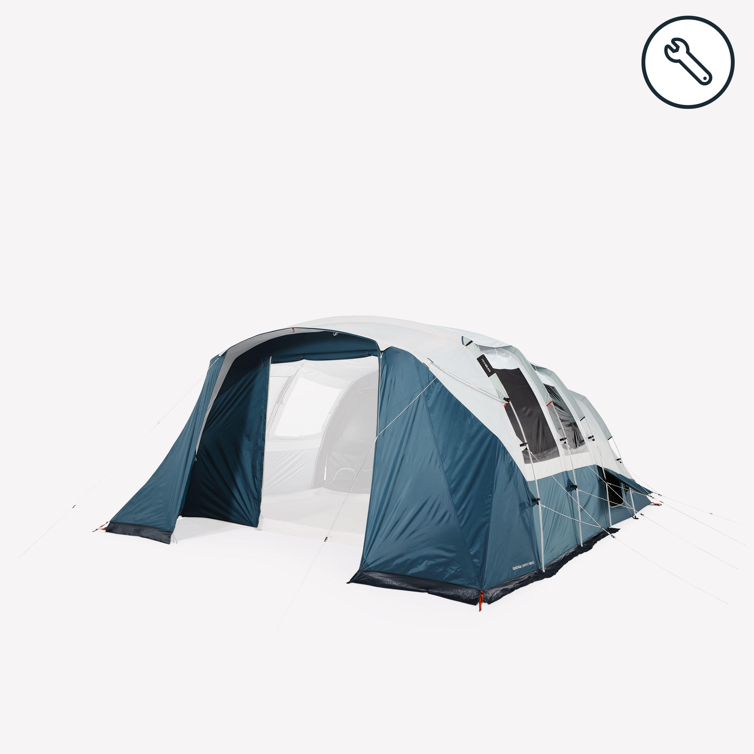 6-personen-zelt-520lak-1.jpg Außenzelt für Zelt mit Stangenaufbau Fresh & Black Arpenaz 6.3 für 6 Personen. – Bild 1