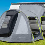 Berger Touring Easy Air XL Aufblasbares Vorzelt für Kastenwagen, Wohnmobil & Wohnwagen, Anbauhöhe 240 290 cm
