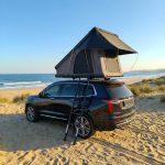 TZIpower Dachzelt Autodachzelt Aluminium Hardcase Dachzelt Auto Camping LED Dachträger, Personen: 3 (1 tlg)