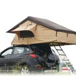 TZIpower Dachzelt Autodachzelt Softcase 2 Größen, bis zu 5 Personen Khaki/Grün Schwarz, Personen: 5