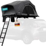 Skandika Dachzelt Skyland 214 x 130 Sleeper| Autodachzelt für 2 Personen, Autozelt mit Matratze, Schwarze Schlafkabine, feuerhemmend, wasserfest 6000 mm, mit Moskitonetz | Auto Zelt für PKW, SUV, Bus : Amazon.de: Sport & Freizeit