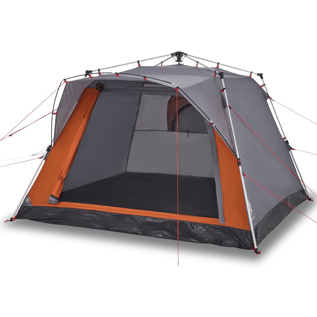 campingzelt-4-personen-683woi-1.jpg vidaXL Campingzelt 4 Personen Grau und Orange Quick Release | vidaXL.de – Bild 1