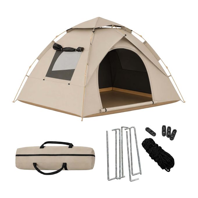 campingzelt-455aax-1.jpg Leichtes Campingzelt für 3 4 Personen kaufen – Bild 1
