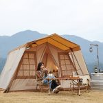ADITAM Outdoor Zelt Camping Verdicktes Raumzelt Sonnenschutz und Regendichtes Großes Luxus Campingzelt Großes Zelt für den Außenbereich, Familienkabinenzelte, Familienzelt für Camp (A) Double the : Amazon.de: Sport & Freizeit
