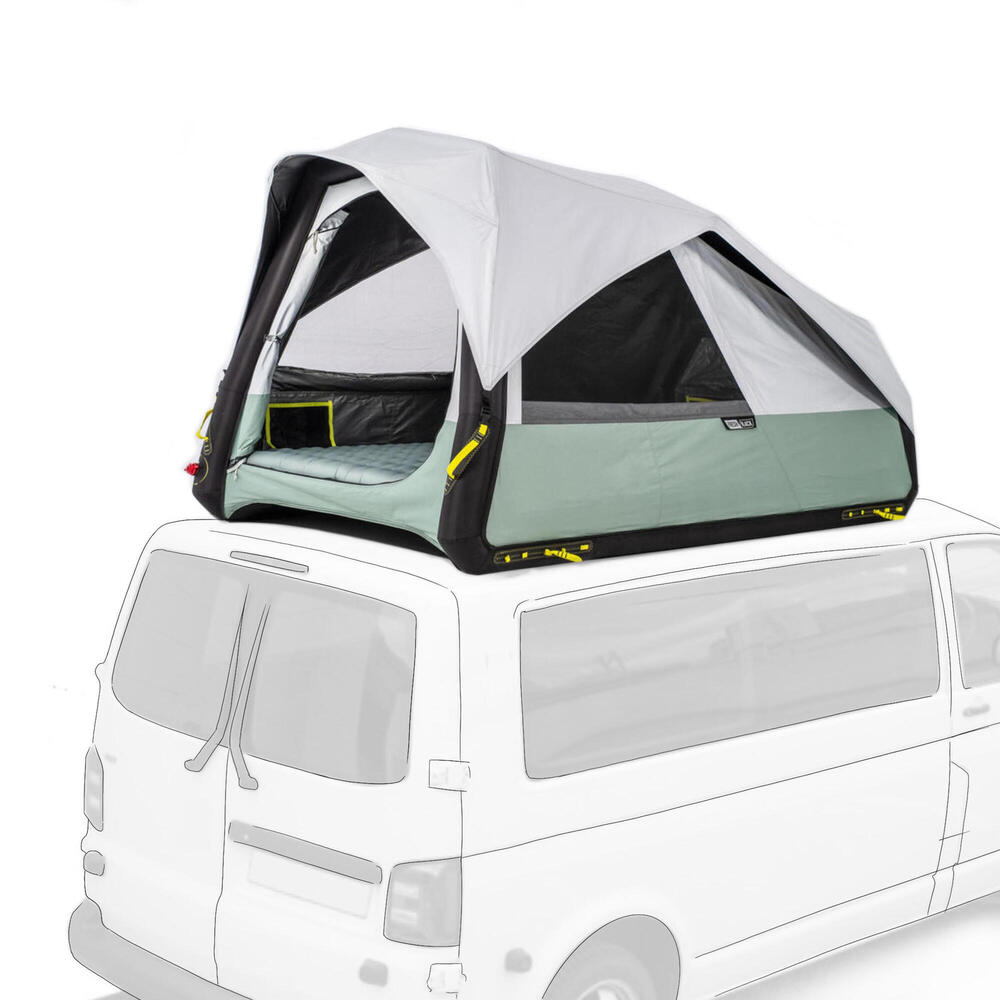 decathlon-dachzelt-150lle-1.jpg Decathlon Dachzelt Van 500 Fresh & Black 2P: Ein Dachzelt speziell für Vans – Camping mit dem Hochdachkombi – Bild 1