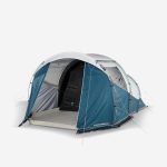 Familienzelt Stangenaufbau Arpenaz 4.1 Fresh & Black 4 Personen in 1 Kabine