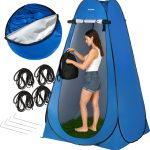 Outtec® Camping Pop up Duschzelt, Toilettenzelt, Tragbares Umkleidezelt, WC Zelt