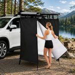 Bsteciar Duschzelt Camping für Auto, Pop Up Seitenzelt für Dachträger, Oxford Wasserdichtes Umkleidezelt & Toilettenzelt Offroad Zubehör : Amazon.de: ...