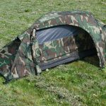 RECON Einmannzelt woodland camouflage