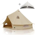 your GEAR Zelt Desert 8 Pro UV50+ Baumwolle Campingzelt Tipi Familienzelt mit Schlafkabine