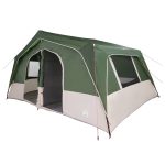vidaXL Kuppelzelt Familienzelt 533 x 312 x 230 cm Grün, (1 tlg)