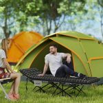 Outsunny Feldbett Campingbett 190 x 67 x 37 cm Gästebett bis 150 kg (mit dicker und weicher Matratze zum Schlafen, 1 St., mit rutschfesten Füßen) Seitentasche und Tragetasche, Schwarz ab 60,90 € (September 2026) | moebel.de