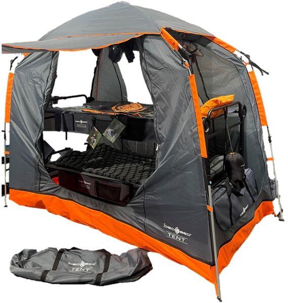feldbett-mit-zelt-834swq-1.jpg Disc O Bed Komfort Single L Feldbett Bundle mit Zelt, 2 Personen bei Camping Wagner Campingzubehör – Bild 1