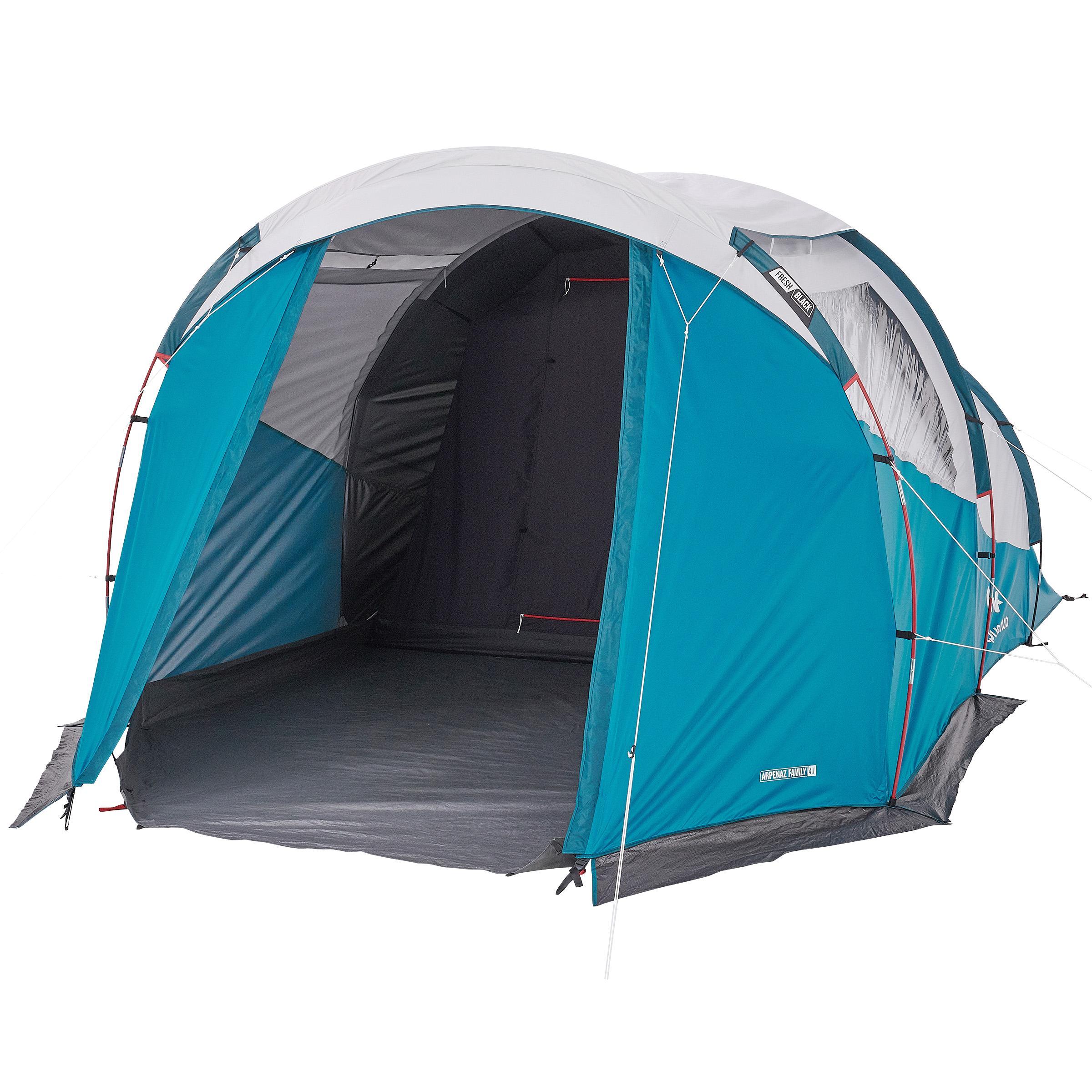 fresh-and-black-zelt-456xwk-1.jpg Quechua Familienzelt Arpenaz 4.1 Fresh & Black für 173,98€ – Bild 1