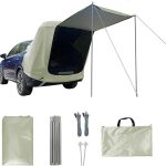 Outdoor Auto Heckzelt, Camping Auto Heckzelt mit Vordach, Picknickzelt, Angelzelt,