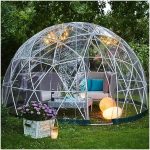 Amieron Garten Iglu Zelt, 3,6 m, Blasenzelt für Winter Camping, bietet Platz für 5–7 Personen mit kostenloser 90 cm langer Lichterkette für Outdoor Essen, Hinterhof, Camping, Sternenbeobachtung : Amazon.de: Sport & Freizeit