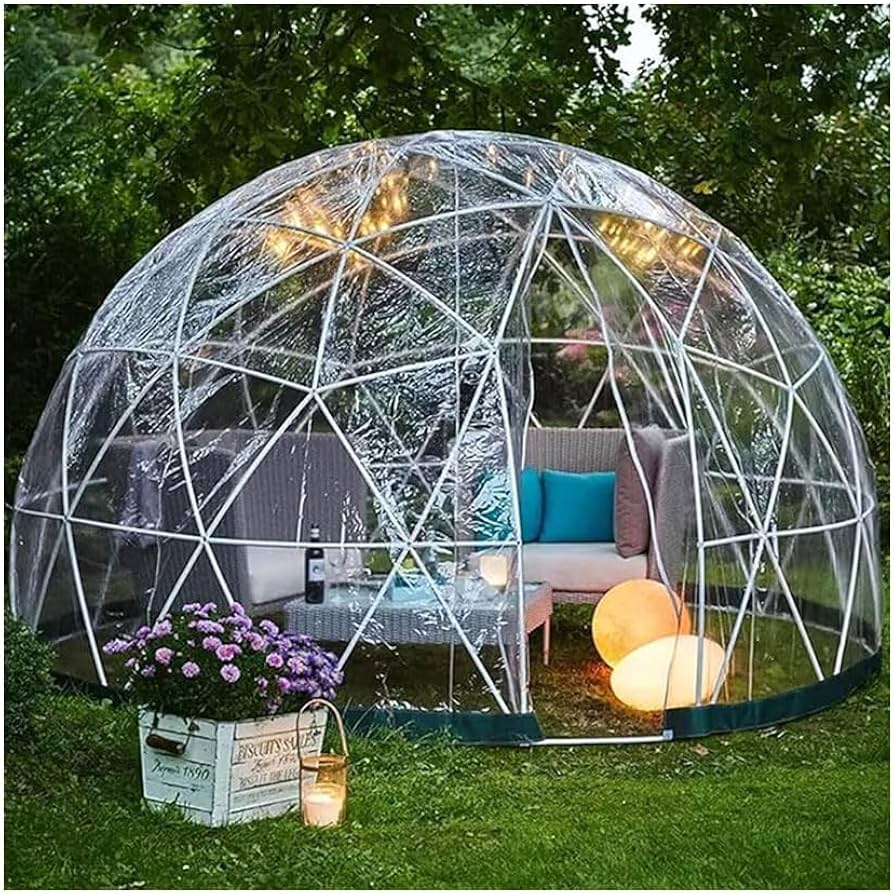 igluzelt-314oux-1.jpg Amieron Garten Iglu Zelt, 3,6 m, Blasenzelt für Winter Camping, bietet Platz für 5–7 Personen mit kostenloser 90 cm langer Lichterkette für Outdoor Essen, Hinterhof, Camping, Sternenbeobachtung : Amazon.de: Sport & Freizeit – Bild 1