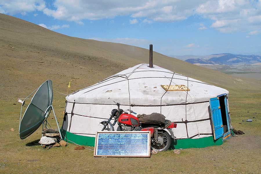 jurte-247mft-1.jpg Trescher Reiseführer MONGOLEI Die mongolische Jurte – eine runde Sache – Bild 1