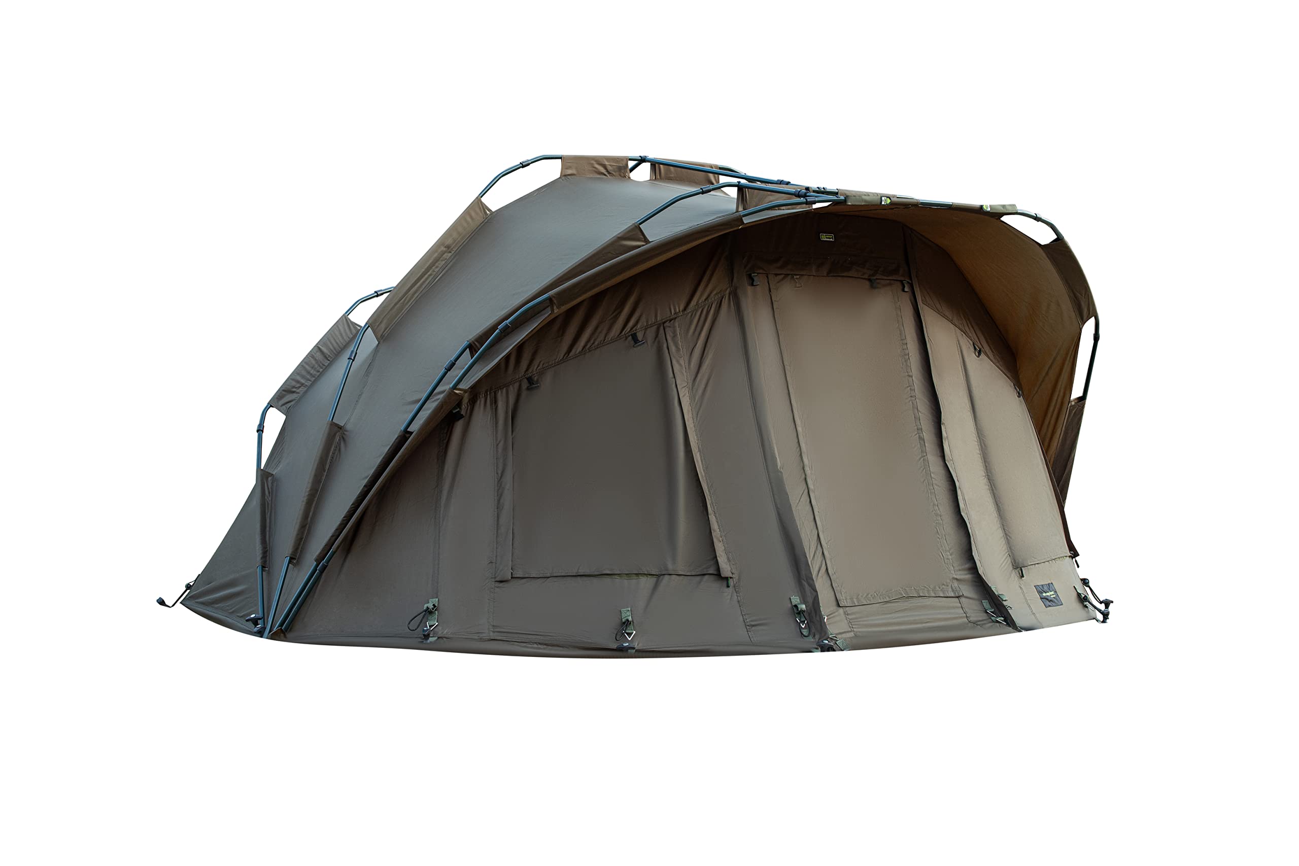 karpfenzelt-383jsu-1.jpg MK Angelsport Anglerset Fort Knox Dome + 8 Bein Bedchair – Großes Karpfenzelt mit 10.000 mm Wassersäule, Aluminium Frame, Multifunktionstür, ... – Bild 1