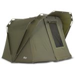 Lucx® Karpfenzelt 1 2 Mann Angelzelt Bivvy 2 Man Carp Dome Fishing Tent "Coon"