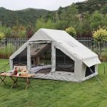 Tipi Zelt Outdoor，Aufblasbare Zelte für Camping, tragbares aufblasbares Luftzelt für 2 bis 4 Personen, wasserdichtes, winddichtes, einfach aufzubauendes großes : Amazon.de: Sport & Freizeit