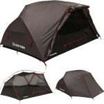 Lone Rider ADVTent Wasserdichtes Motorrad Camping Zelt 2 Personen | Leichtes Kuppelzelt mit Einstangen System, Mesh Belüftung & Stauraum. Inkl. ...