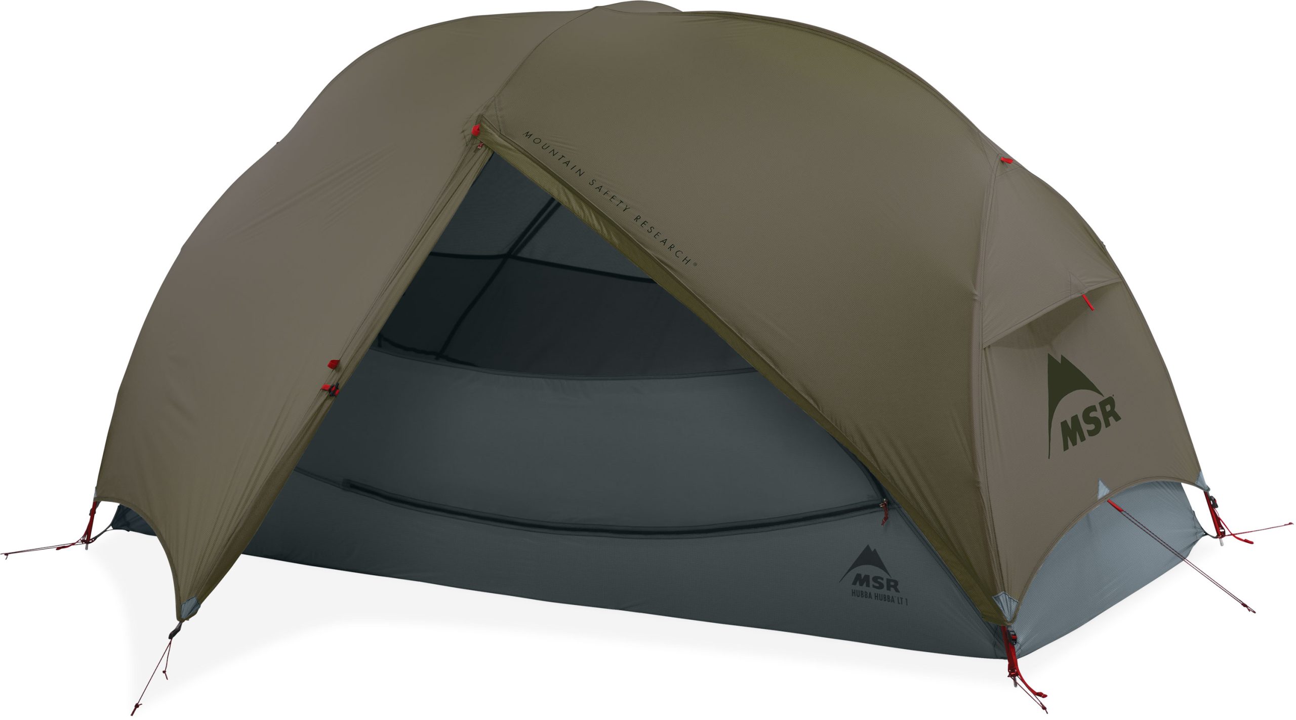 msr-zelt-607ovl-1.jpg MSR Hubba Hubba LT Kuppelzelt Trekkingzelt für 1 Person green hier im 1 Personen Zelte Online Shop günstig kaufen – Bild 1