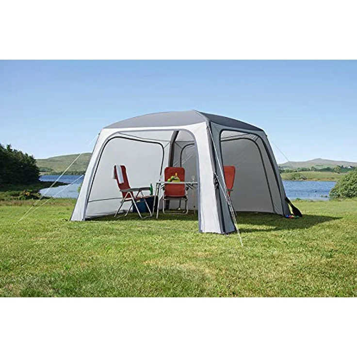 pavillon-aufblasbar-683hey.webp dwt Pavillon Relax Air, 350x350x230cm Sonnendach Windschutz Camping aufblasbar Sonnenschutz Outdoor Picknick: Tests, Infos & Preisvergleich – Bild 1