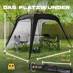 Pop up Pavillon Schwarz