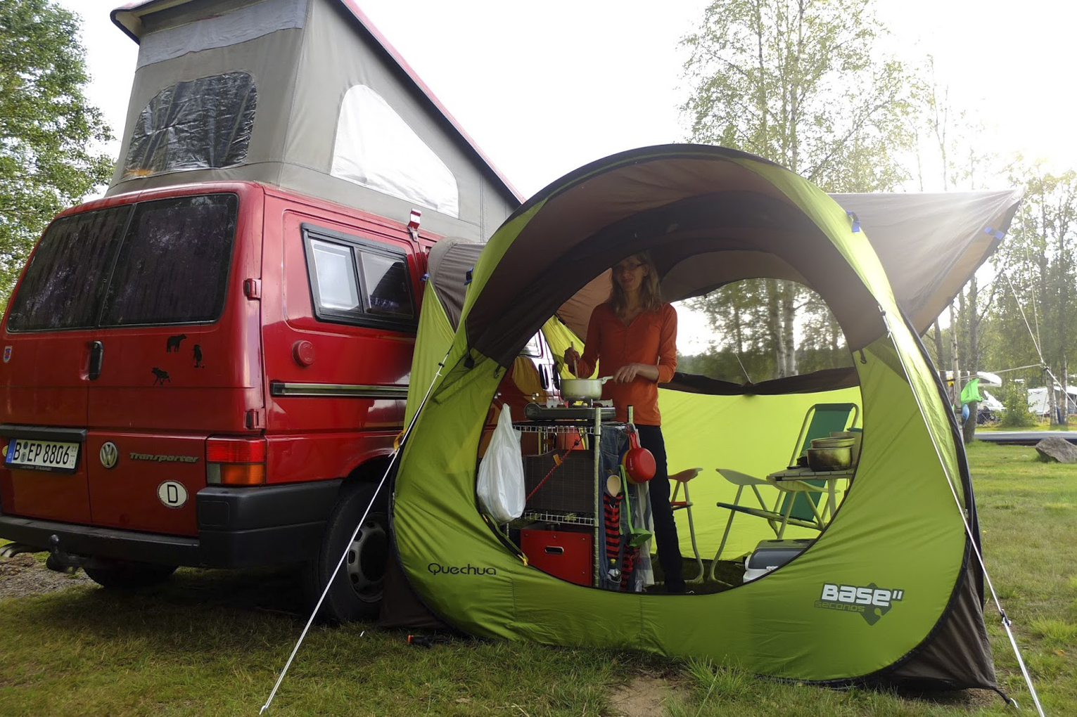 quechua-wurfzelt-815phz-1.jpg Test: Das QUECHUA WURFZELT / PAVILLON BASE SECONDS als Vorzelt für den Campingbus Misses&Mister – Bild 1