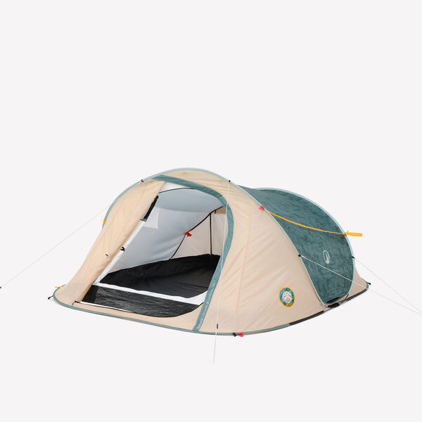 quechua-zelt-922ydk-1.jpg Quechua Wurfzelt 2 Seconds 3 Personen Limited Edition Wood Aktionspreise & Alternativen – Bild 1