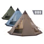 CampFeuer Tipi Zelt Spirit für 4 Personen | 3000 mm Wassersäule | Firstzelt | eBay.de