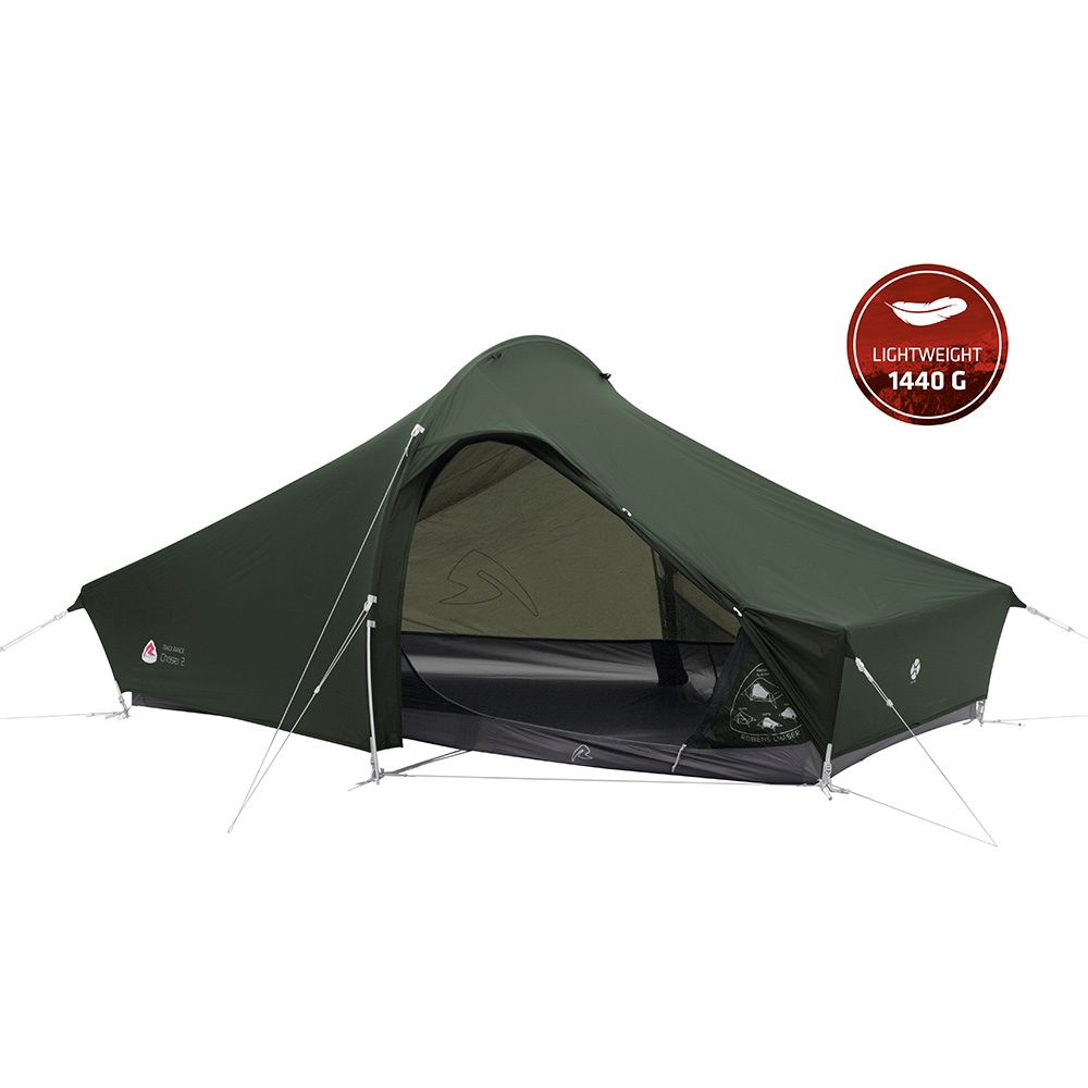 ultraleicht-zelt-2-personen-480ygz-1.jpg Robens Zelt Chaser II für 2 Personen oliv ultraleicht – Bild 1