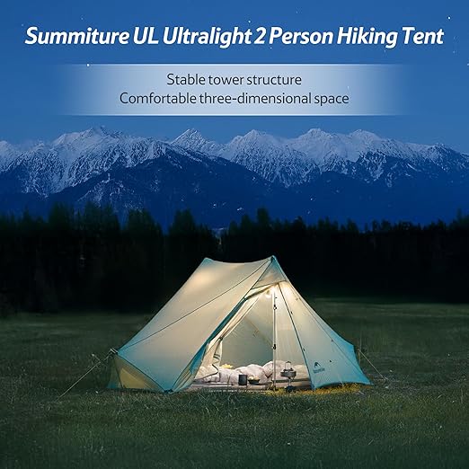 ultraleicht-zelt-2-personen-601jli-1.jpg Summiture™ Ultraleichtes Trekkingzelt für 2 Personen – Bild 1