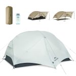 Naturehike Mongar UL Zelt [2025 Upgrade] 1,5 kg, ultraleichte Zelte, 1/2 Personen Rucksackzelt, 4 Verwendungsmodi, wasserdicht, Wanderzelte für Camping mit Veranda, einfacher Aufbau (grau, 2 Personen) : Amazon.de: Sport & Freizeit