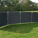 PVC Windschutz | Stabil & wetterfest mit Stahl Gestänge