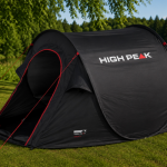 High Peak Vision 3 Einfachdach Pop Up Wurfzelt schwarz für 3 Personen