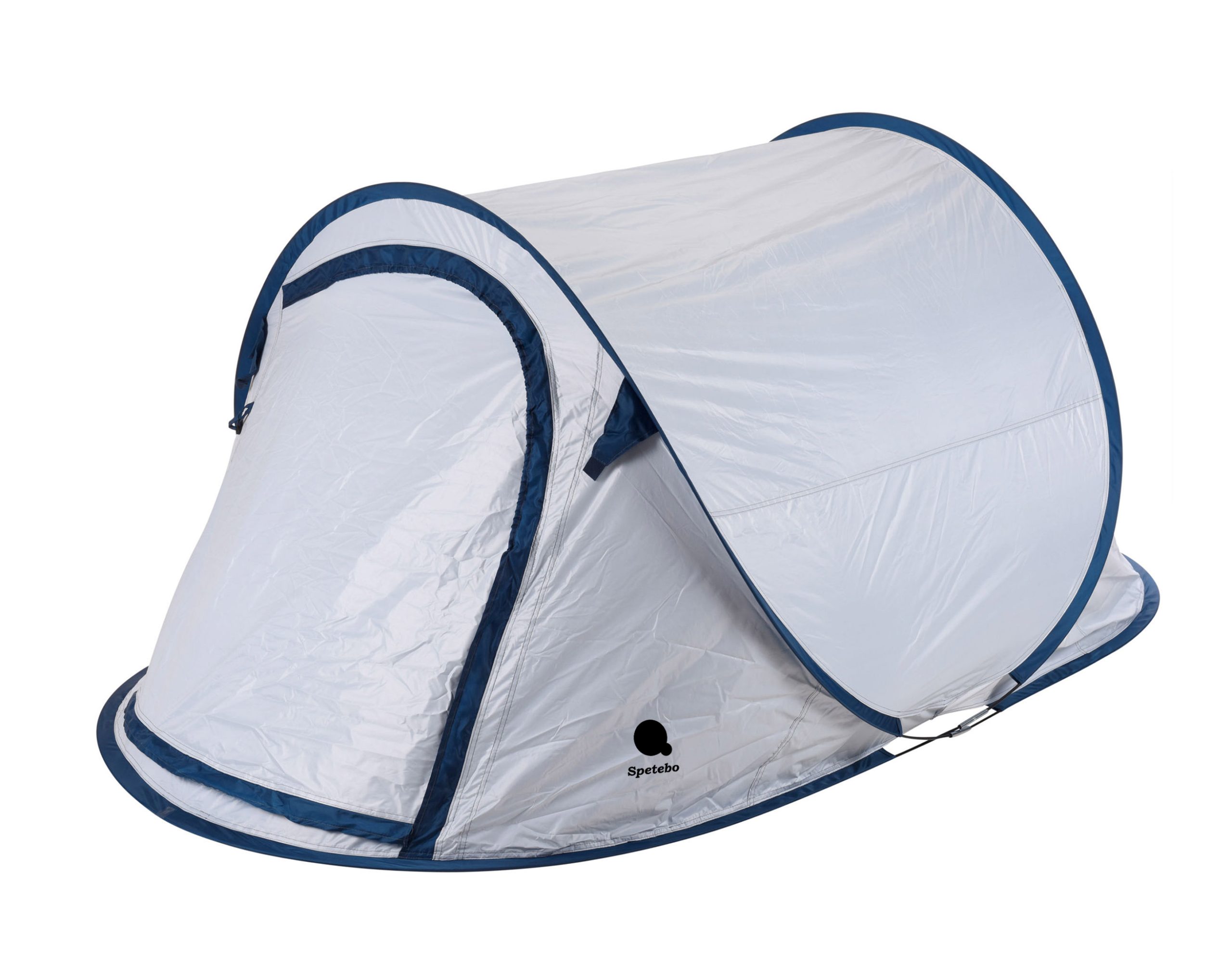 wurfzelt-562ttt-1.jpg Pop Up Wurfzelt Cool & Dark silber 220 x 120 cm 2 Personen Verdunkelungszelt für Trekking und Camping – Bild 1