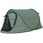 Pop up Wurfzelt ca. 220 x 120 x 95 cm khaki