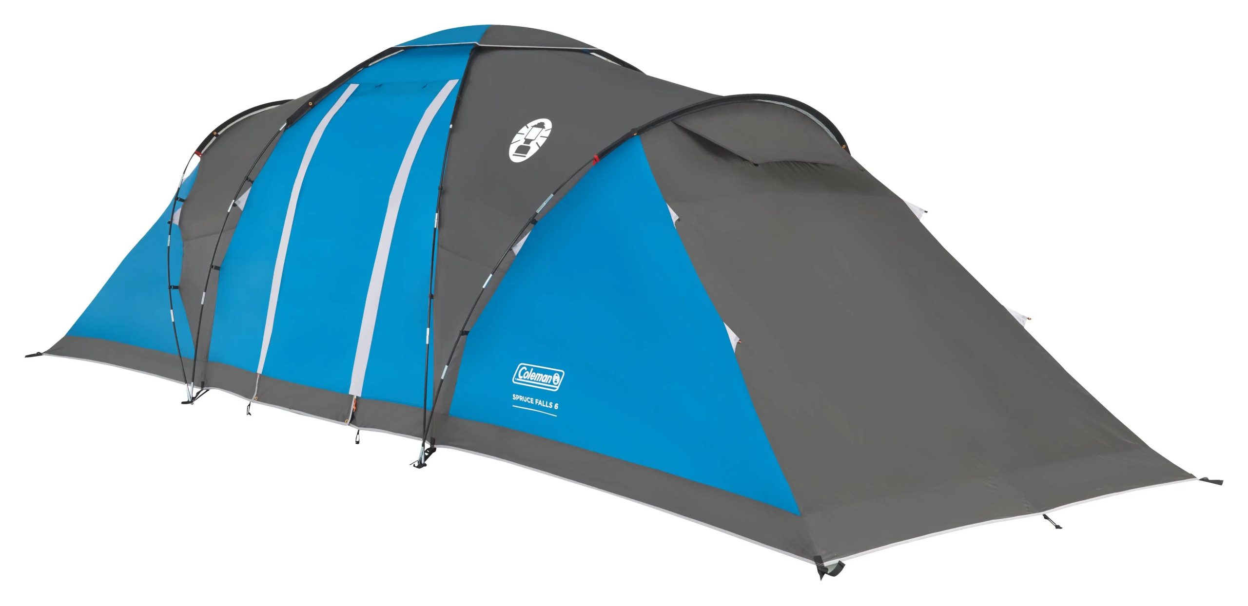 zelt-6-personen-611hpi-1.jpg Spruce Falls 6 Personen Familienzelt | Geräumiges Vis à Vis Zelt – Campingaz & Coleman – Bild 1