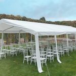 Zelt für Hochzeit 5 x 12 Meter Partyzelt & freie Trauung günstig