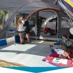 Vorzelt Skandika Gotland 5 Personen (grau/orange) | MAX Trader GmbH
