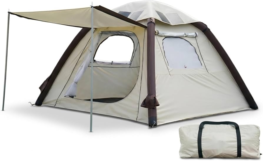 zelt-zum-aufblasen-272smt-1.jpg Automatisch aufblasbares Campingzelt mit 52W Solardach, 2–4 Personen, 210T Polyester, Wasserdicht, Auto Aufpumpen in 3 Min, TPU Luftsäule, USB & Type C Stromausgang, Familien & Auto Camping Zelt : Amazon.de: Sport & Freizeit – Bild 1