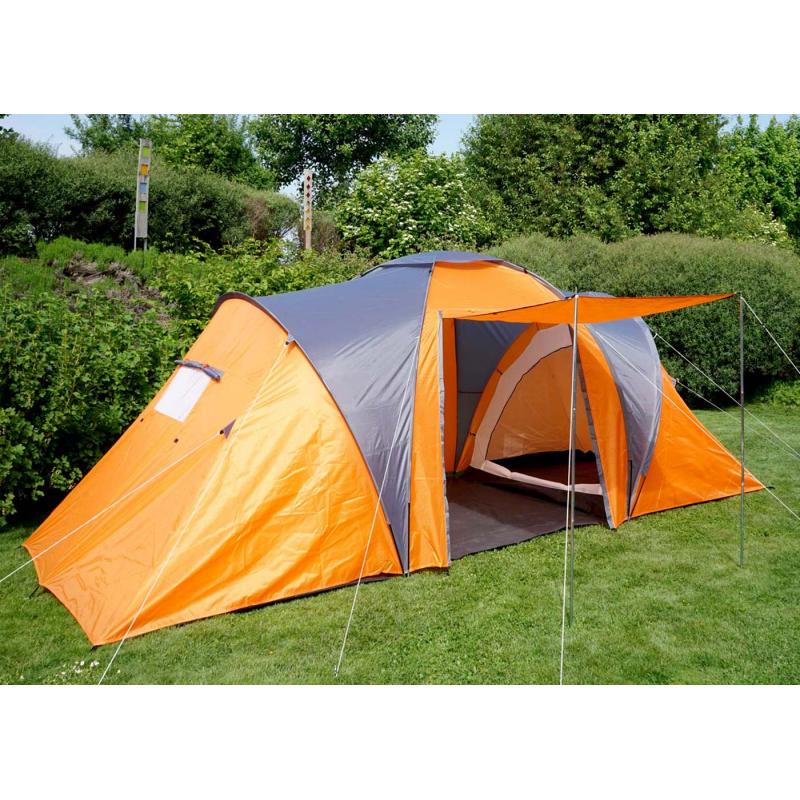 zelte-440wls-1.jpg Campingzelt Loksa, 4 Mann Zelt Kuppelzelt Igluzelt Festival Zelt, 4 Personen ~ orange – Bild 1