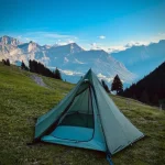 Zelten auf 1600 m.ü.M. im Selez, Bürglen | Nomady